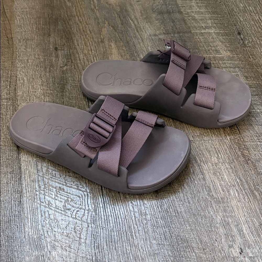 Chaco Mauve Slide Sandals